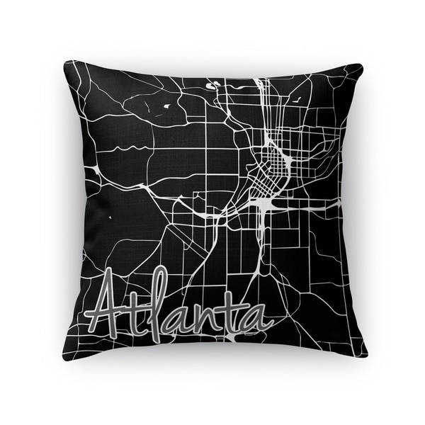 Kavka Designs black/ white atlanta accent pillow with insert