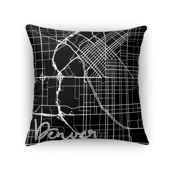 Kavka Designs black/ white denver accent pillow with insert