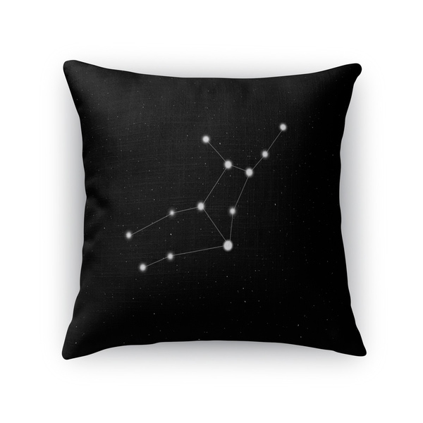 Kavka Designs black/ white virgo accent pillow with insert
