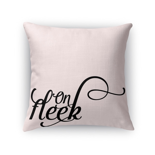 Kavka Designs white on fleek accent pillow with insert