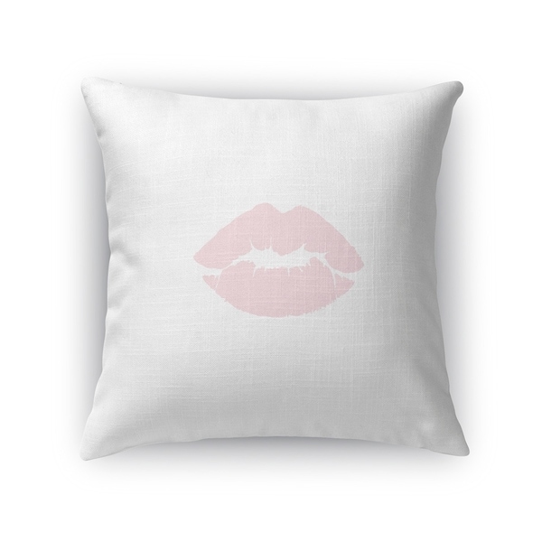 Kavka Designs pink kiss accent pillow with insert