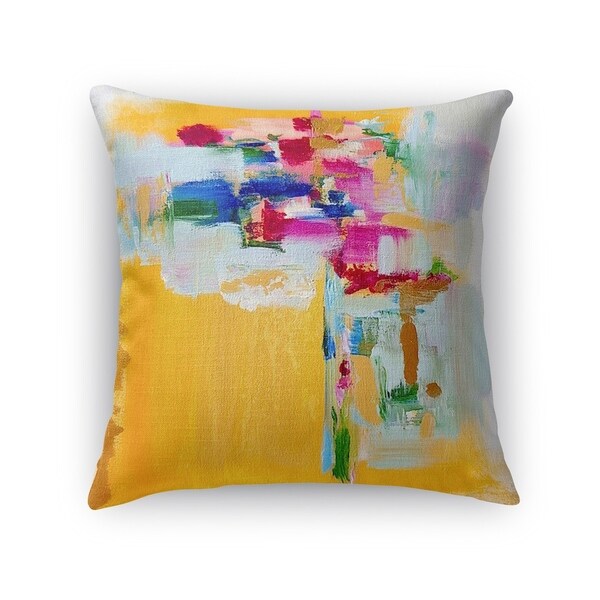 Kavka Designs orange/ blue/ green/ pink suggestive stilettos accent pillow with insert