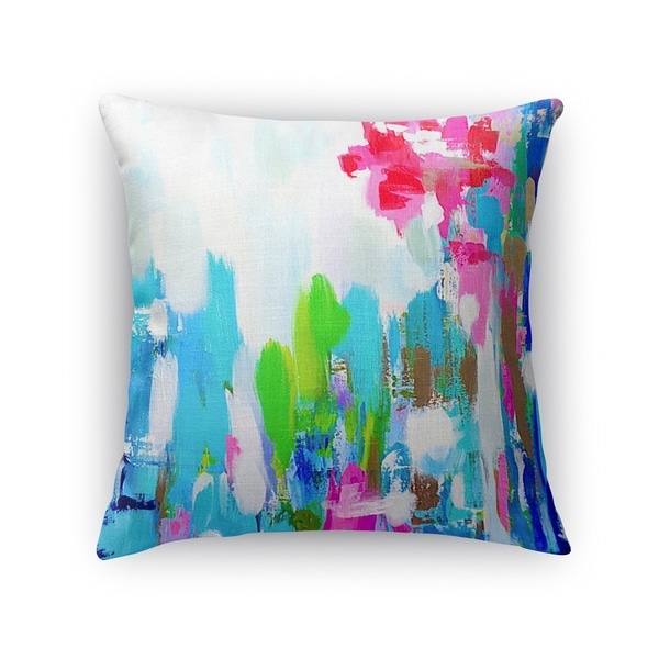 Kavka Designs blue/ green/ pink/ red/ ivory tomato tamata accent pillow with insert
