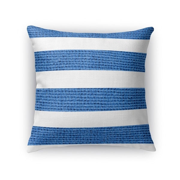 Kavka Designs blue/ white centerville accent pillow with insert