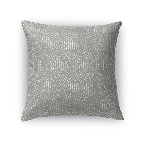 Kavka Designs grey patras accent pillow with insert