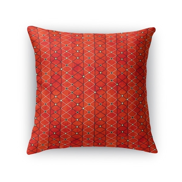 Kavka Designs orange/ rust fiesta accent pillow By Kavka Designs