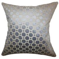 Kostya Geometric Floor Pillow Grey