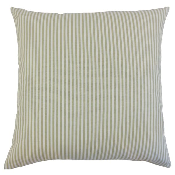 Ira Stripes Floor Pillow Sage