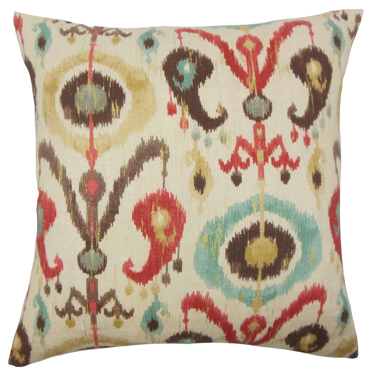 Shop Ikea Ikat Floor Pillow Copper Free Shipping Today
