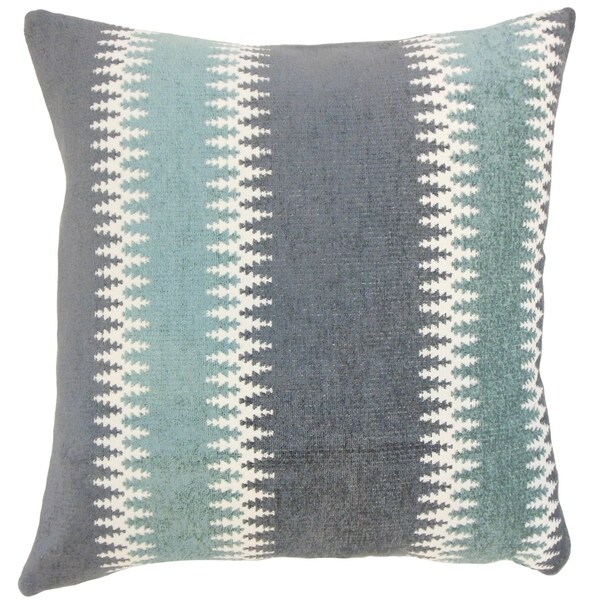 Yamilet Stripes Floor Pillow Glacier