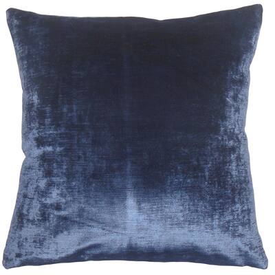 Jasper Solid Floor Pillow Blue