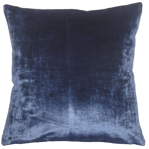 Jasper Solid Floor Pillow Blue