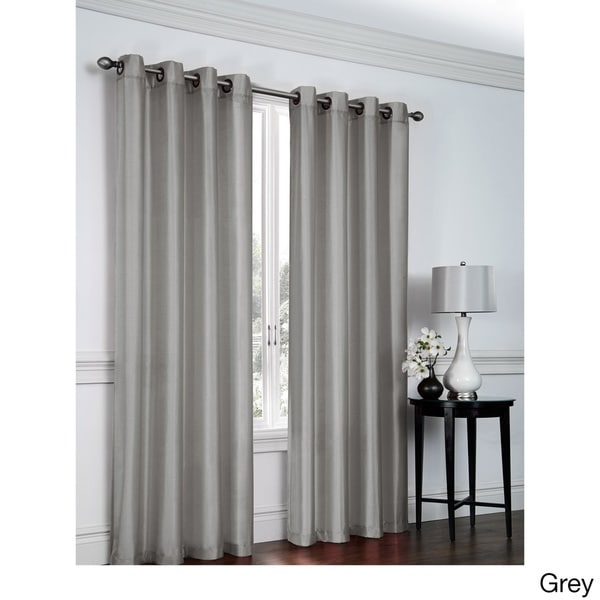 Purple Ruthy's Textile 2 Piece Window Sheer Curtains Grommet Panels 54 X 84 Total 108 X 84 Inch Length for Bedroom/Living Room Color