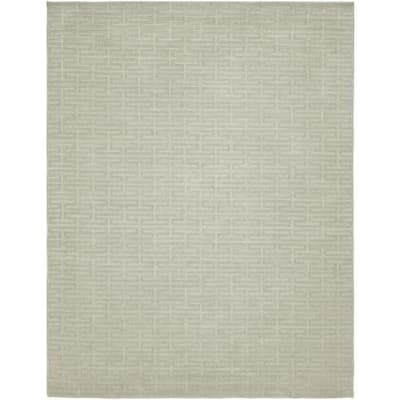 Pearl Neutral Wool/Viscose Handmade Area Rug