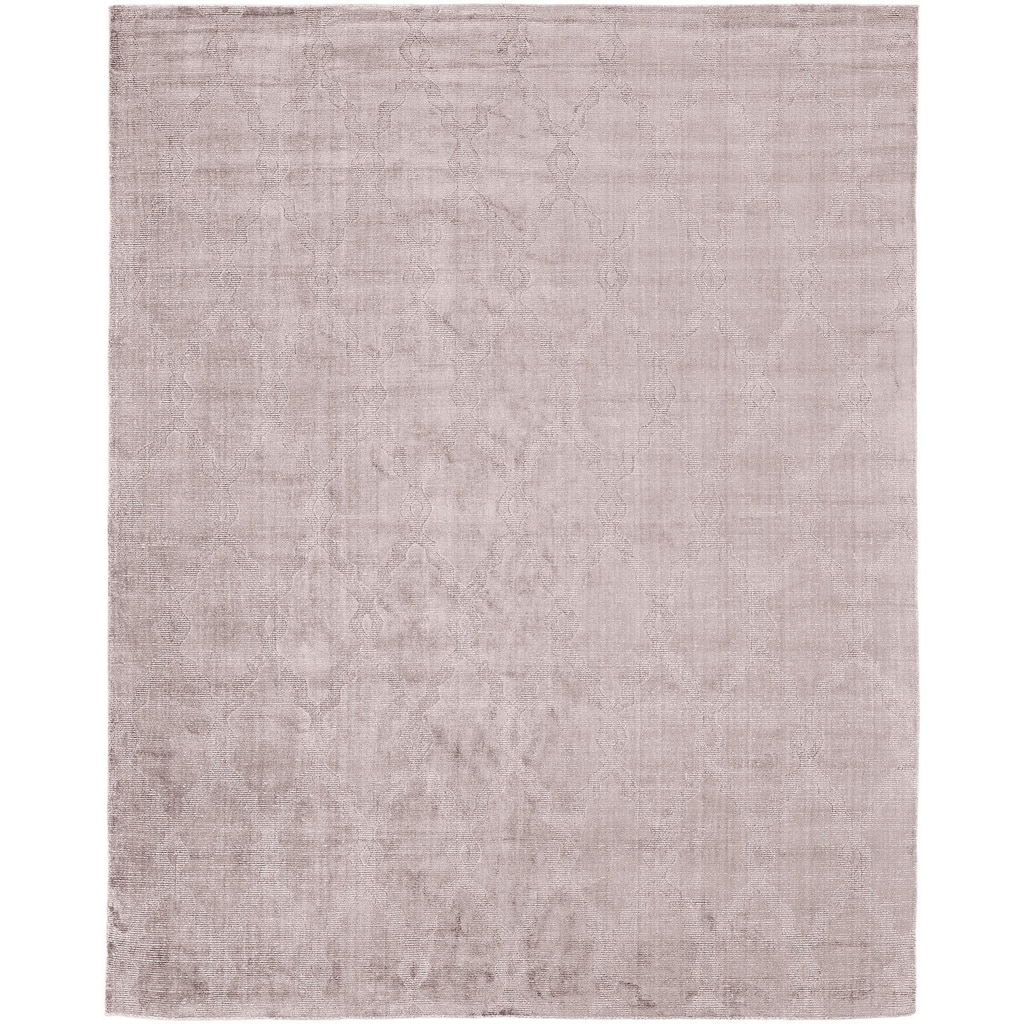 Modern Lilac Wool Handmade Area Rug