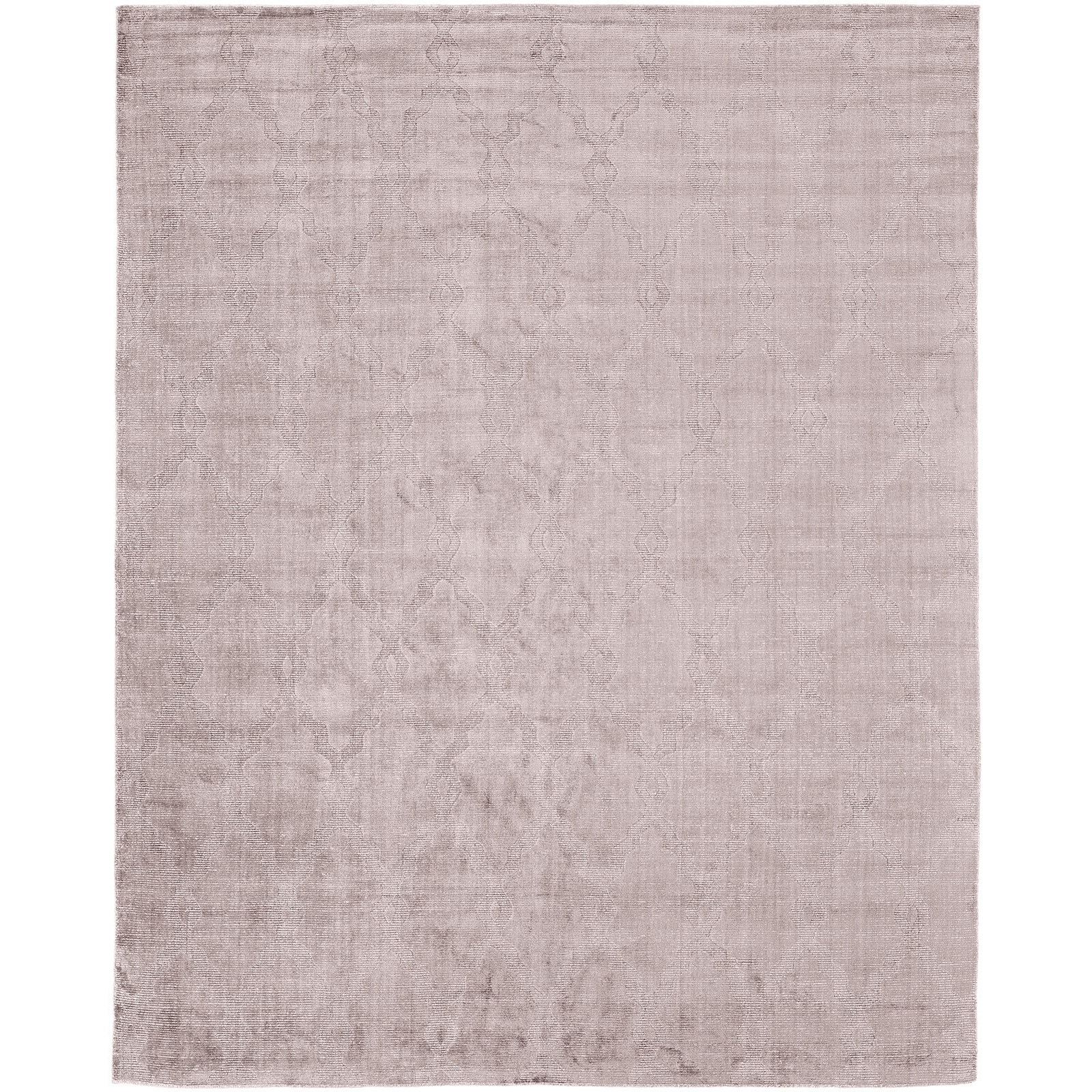 KALATY Modern Lilac Wool Handmade Area Rug