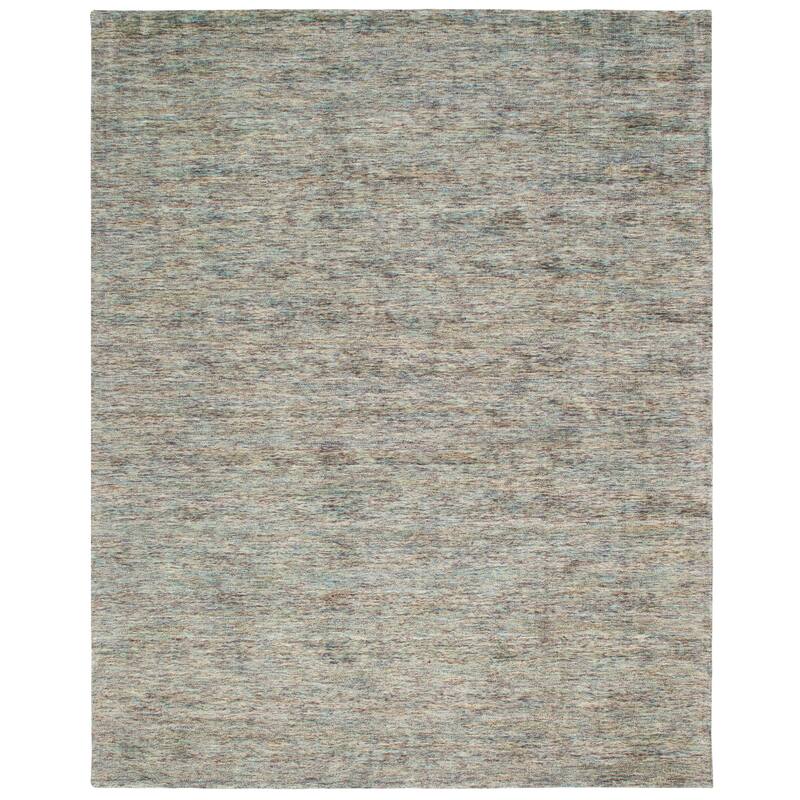Aero Mist Marl Grey Handmade Area Rug