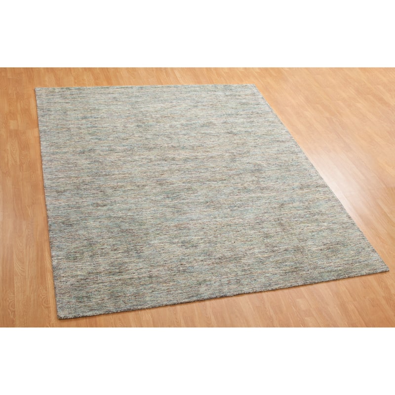 Aero Mist Marl Grey Handmade Area Rug