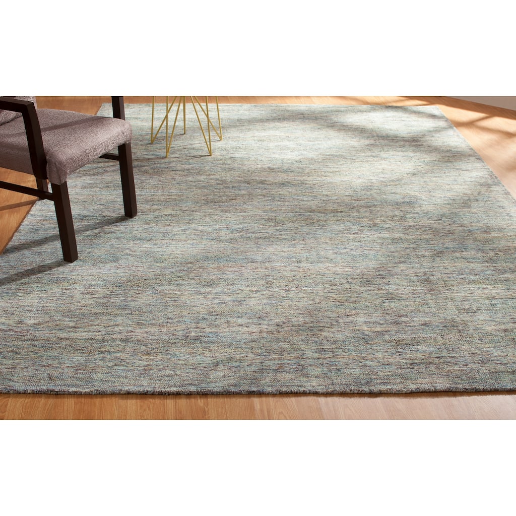Aero Mist Marl Grey Handmade Area Rug