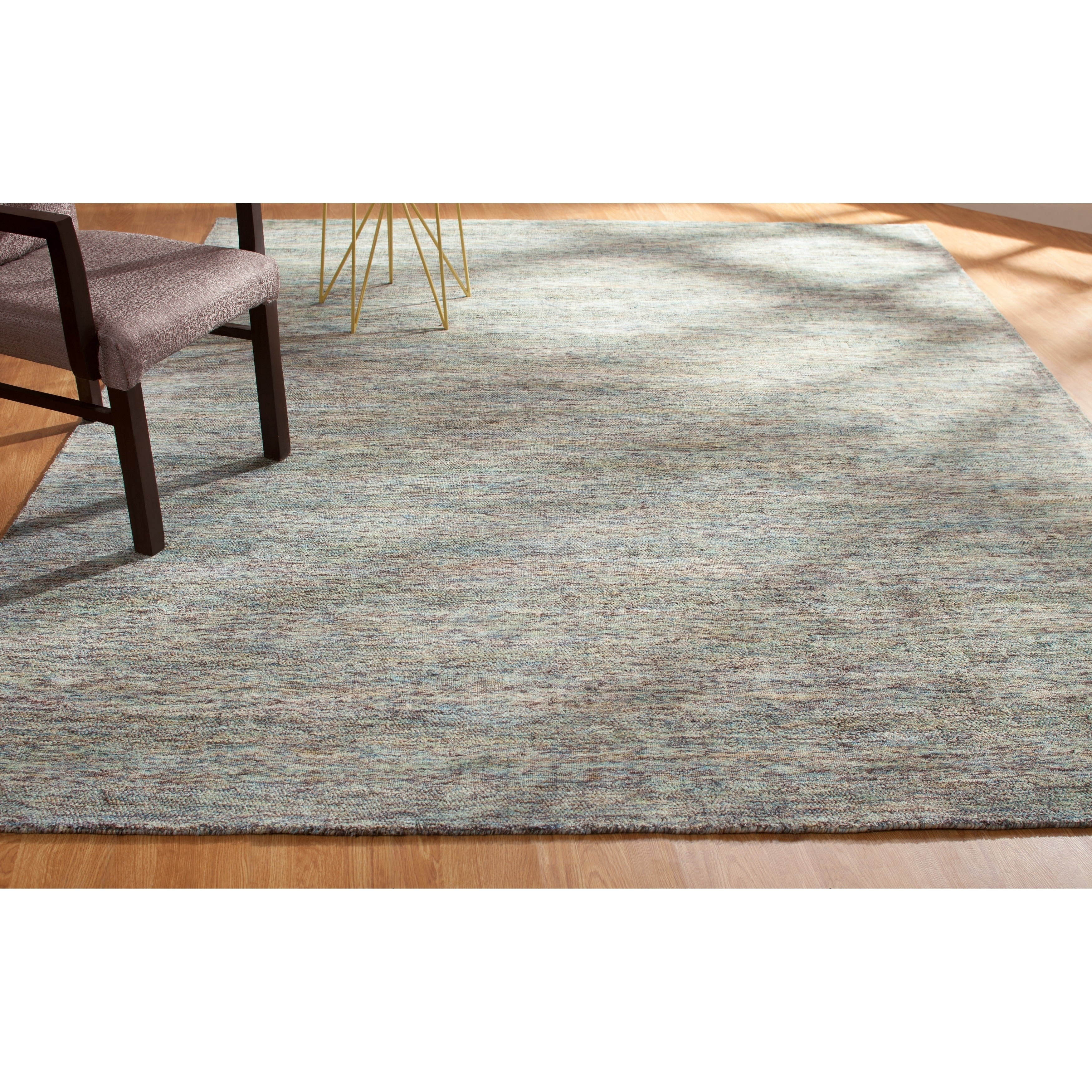 KALATY Aero Mist Marl Grey Handmade Area Rug