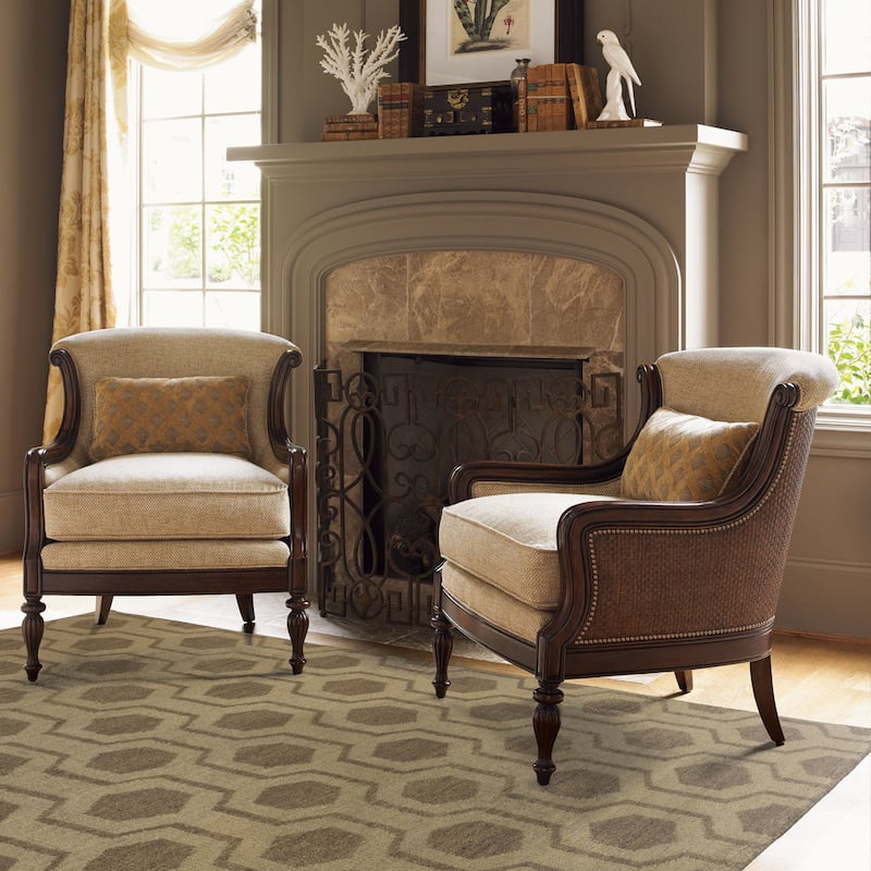 Vista Home Handmade Wool Geometric Odgee Trellis Area Rug