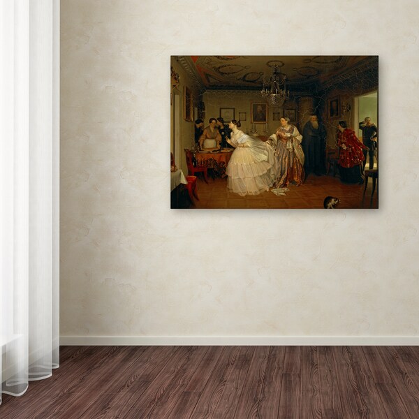 Fine Art Print NEW 16/" x 20/" The Major Goes Courting Pavel Fedotov