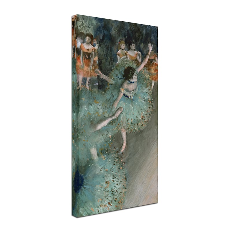 Degas 'Green Dancer' Canvas Art