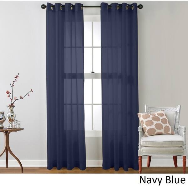 Hlc Me Sheer Voile Grommet Top Curtain Panel Pair 16945152 Hlc Me Sheer Voile Grommet Top