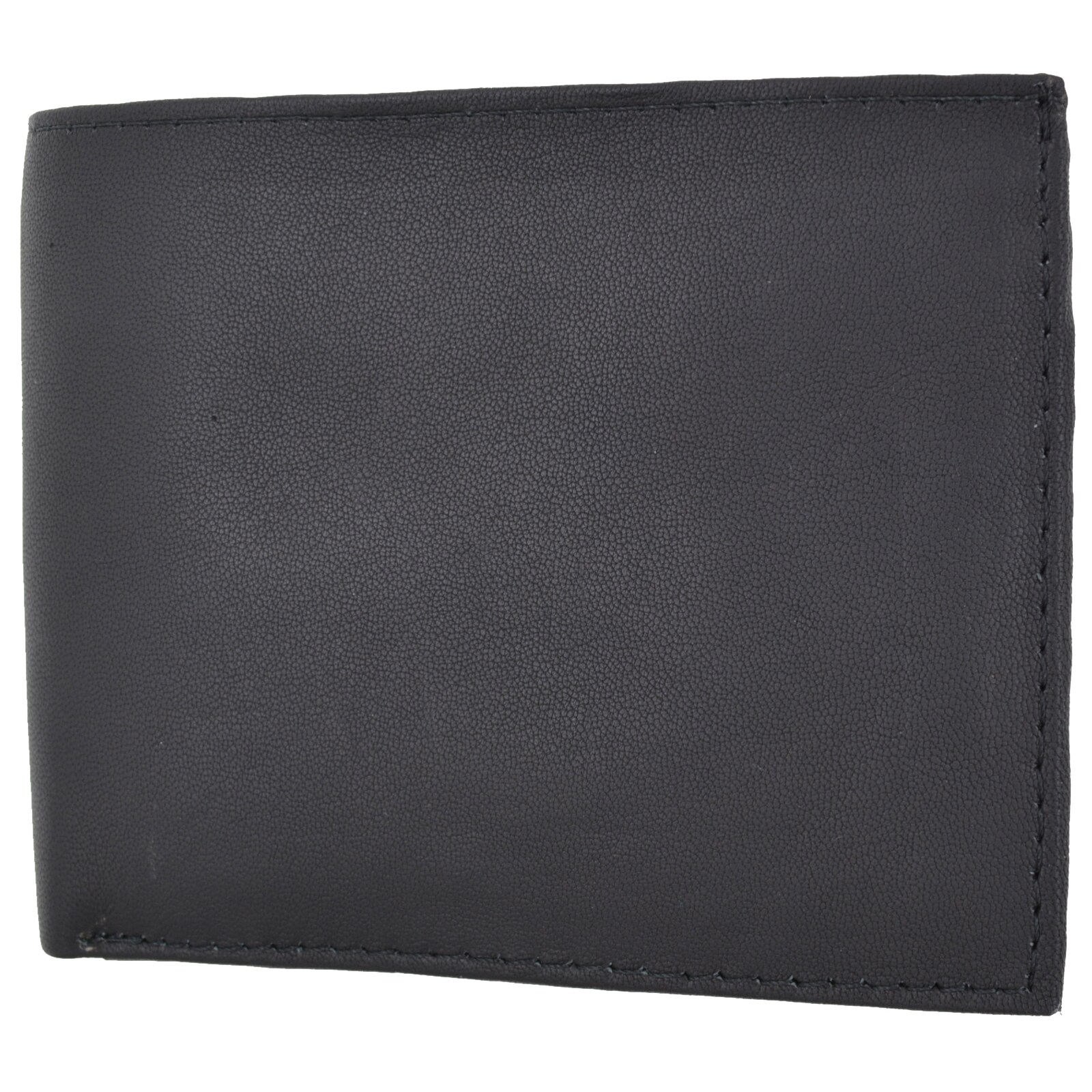 Mens Trifold Leather Wallet RFID Blocking Tan New Marshal