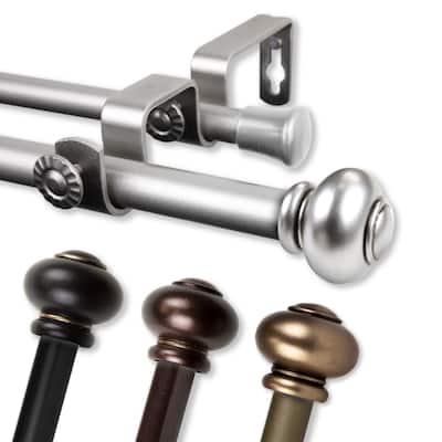 InStyleDesign Monroe Adjustable Double Curtain Rod