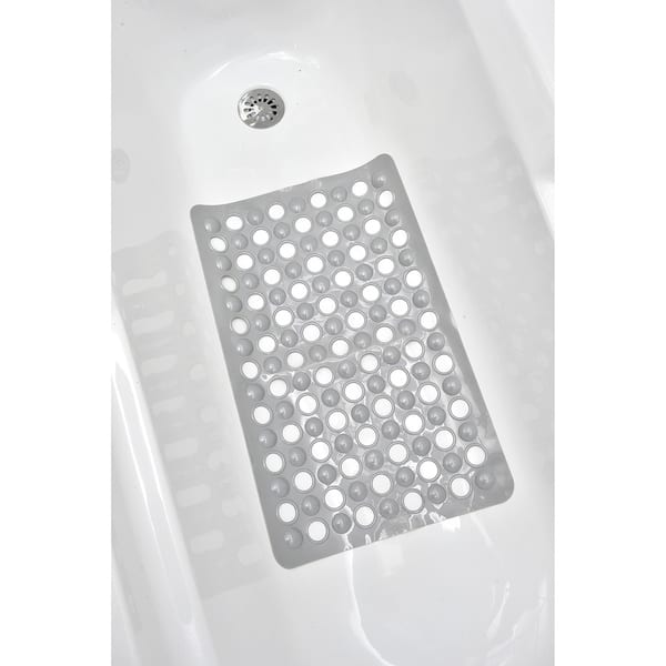 Shop Non Skid Bath Tub Mat With Holes Suction Cups 23 5 Lx 15 Esw