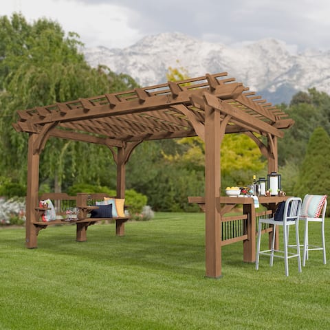Buy Gazebos & Pergolas Online At Overstock.com Our Best Patio Backyard Discovery 14 x 10 Oasis Pergola - Buy Gazebos & Pergolas Online At Overstock.com Our Best Patio