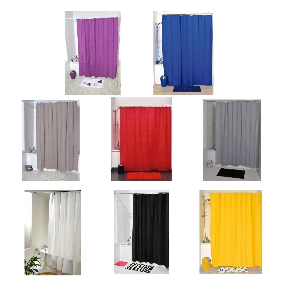 Shop Mildew Resistant Extra Length Peva Bathroom Shower Curtain