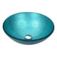 preview thumbnail 1 of 5, ANZZI Posh Series Deco-Glass Vessel Sink in Coral Blue