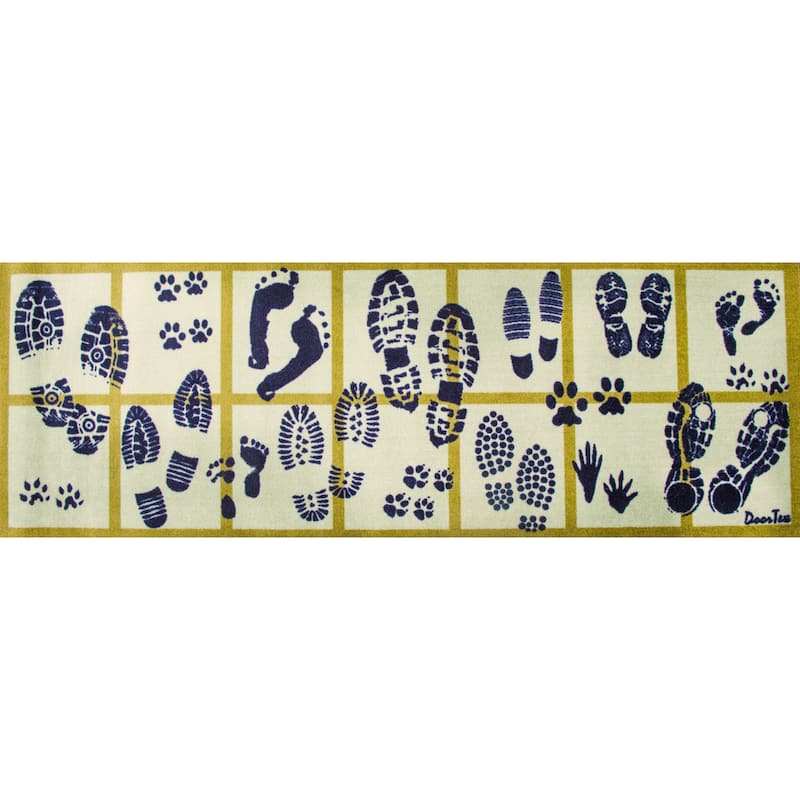 Doortex® Shoe Design Long Indoor Entrance Runner - 20" x 55" - 20" x 55"
