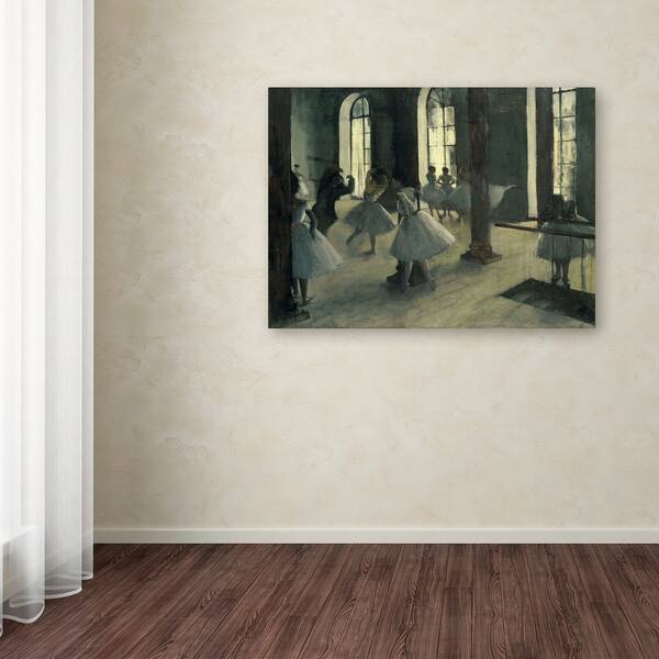 Shop Degas La Repetition Au Foyer De La Danse Canvas Art Free