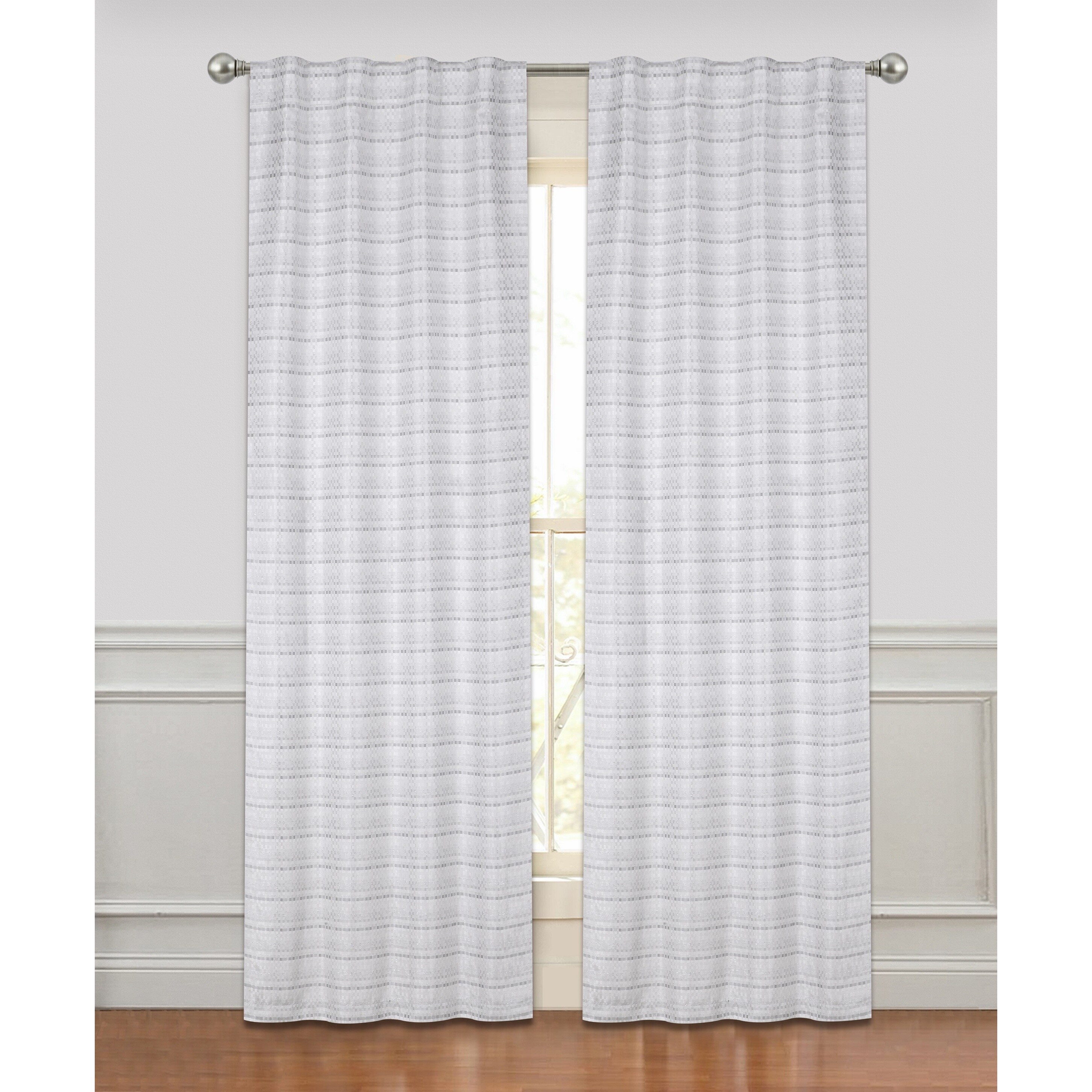 Shop Rodeo Luxury Rod Pocket Curtain Panel Pair Free Shipping