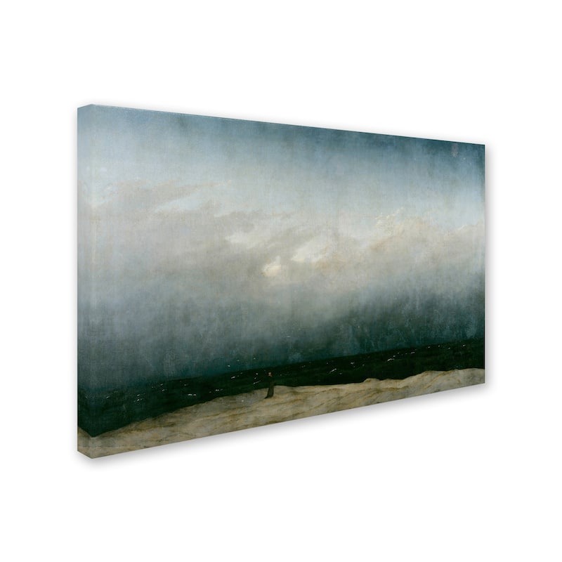 Caspar David Friedrich 'Monk By The Sea' Canvas Art - Bed Bath & Beyond ...