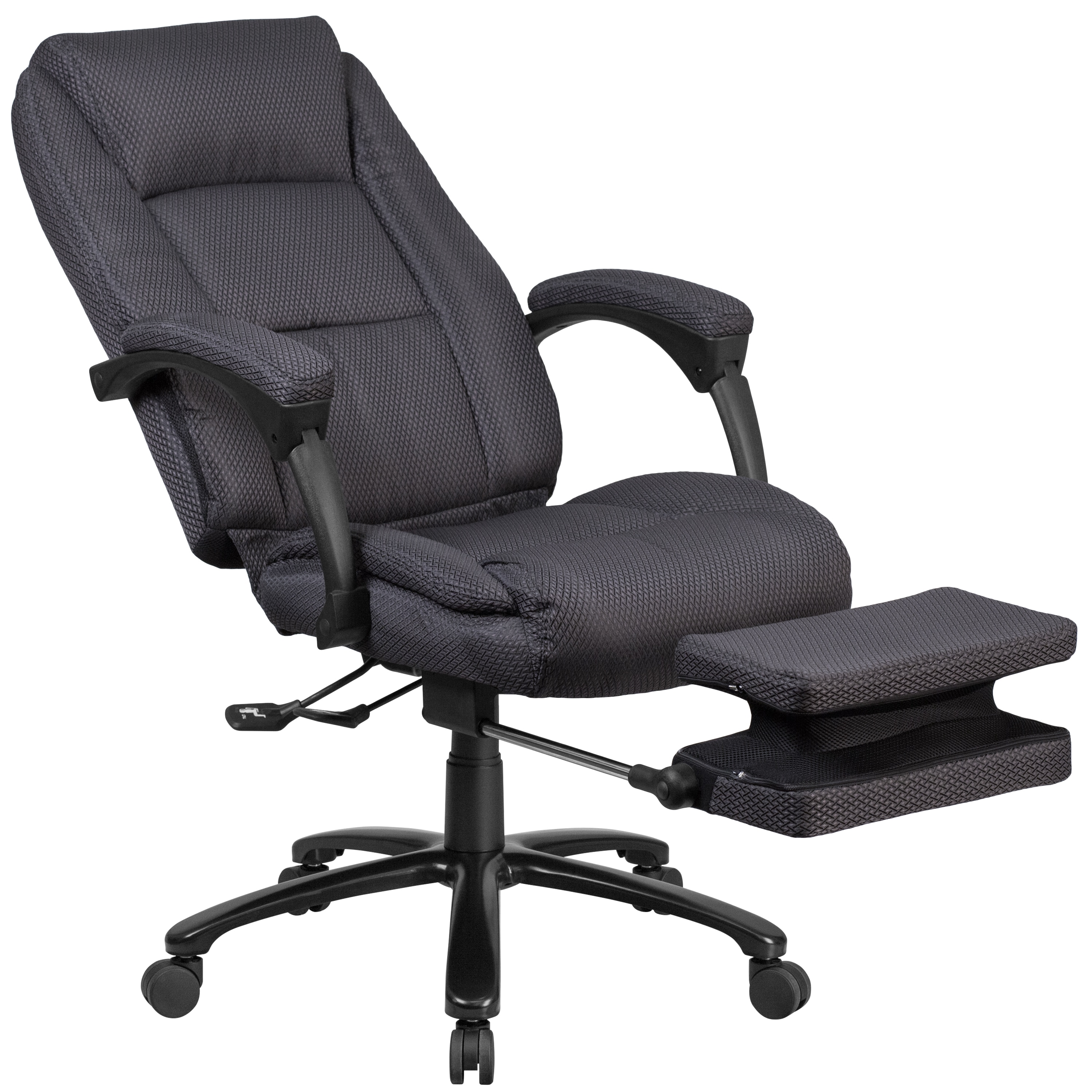 fabric reclining office chair