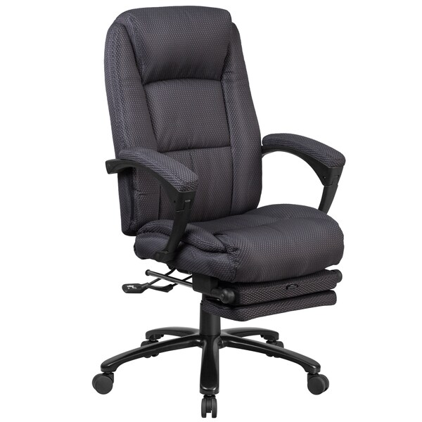 fabric reclining office chair