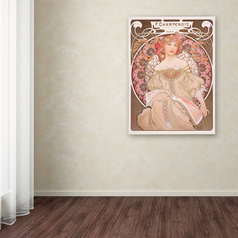 Alphonse Mucha 'Reverie' Canvas Art