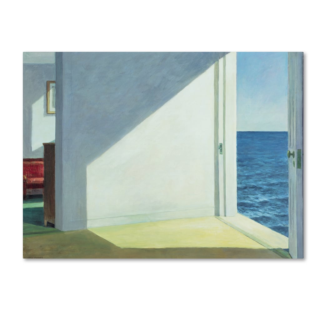 Edward Hopper 'Rooms by the Sea' Canvas Art