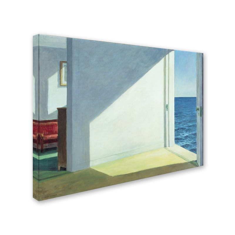 Edward Hopper 'Rooms by the Sea' Canvas Art