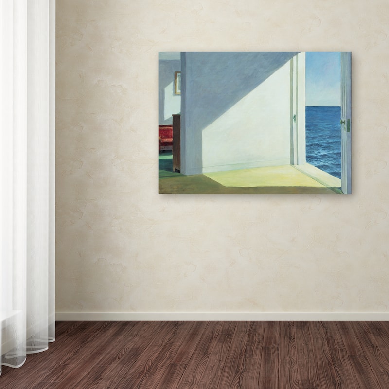 Edward Hopper 'Rooms by the Sea' Canvas Art