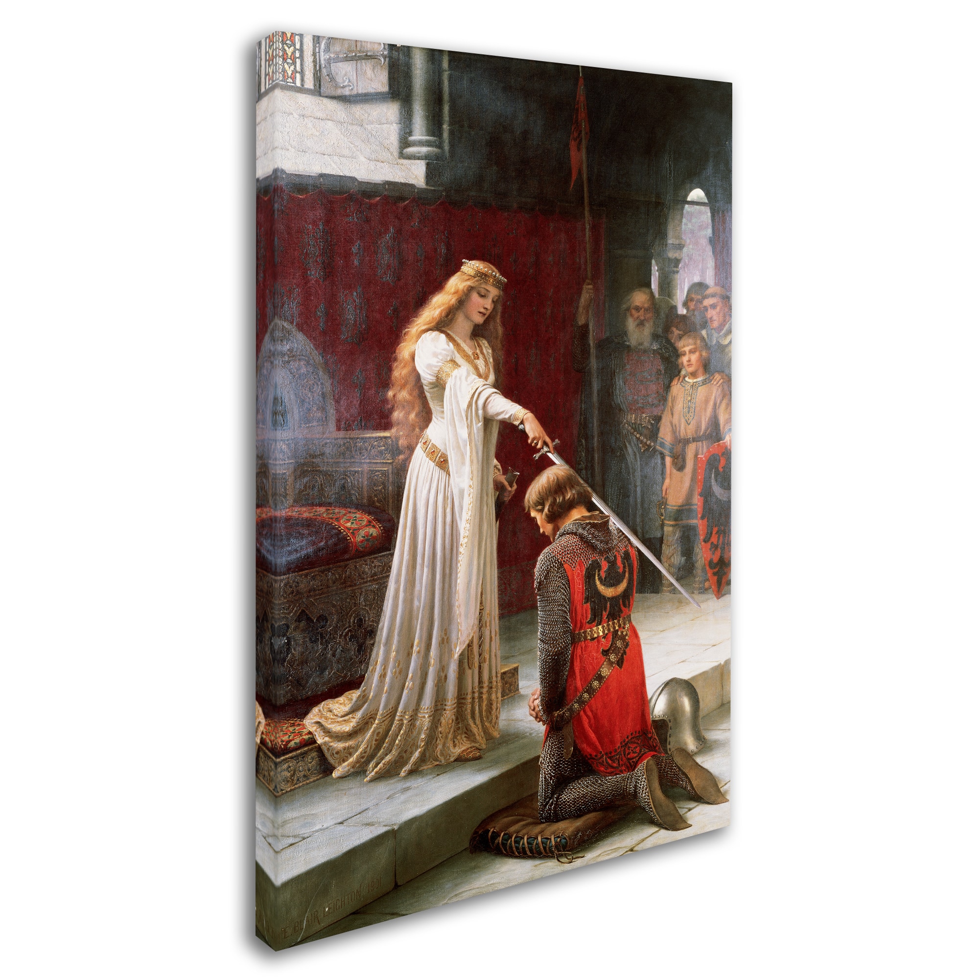 Edmund Leighton 'the Accolade' Canvas Art - Bed Bath & Beyond - 16958678