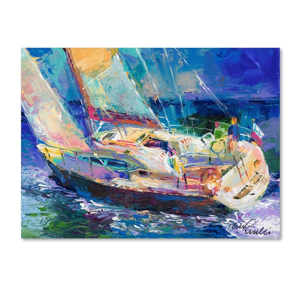 Richard Wallich 'Sailboat' Canvas Art - Bed Bath & Beyond - 16958985