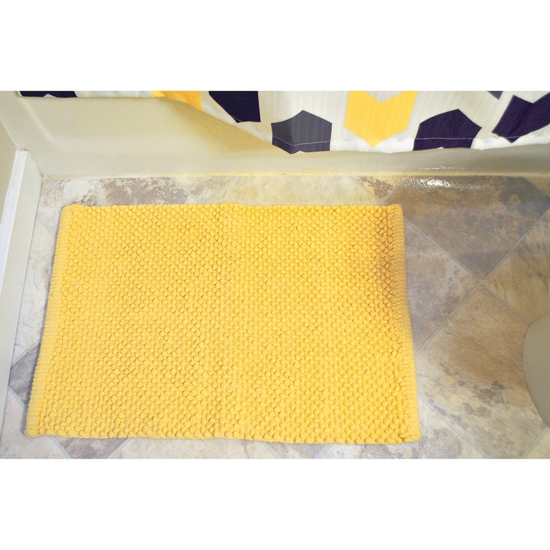 DII Quick-Absorbing Popcorn Bath Rug