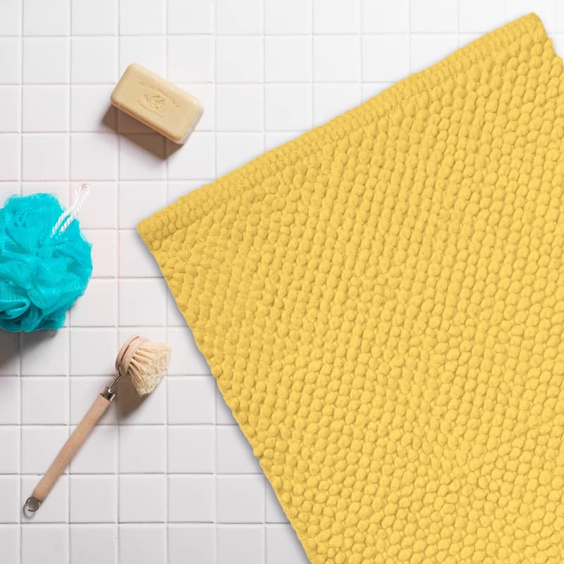 DII Quick-Absorbing Popcorn Bath Rug
