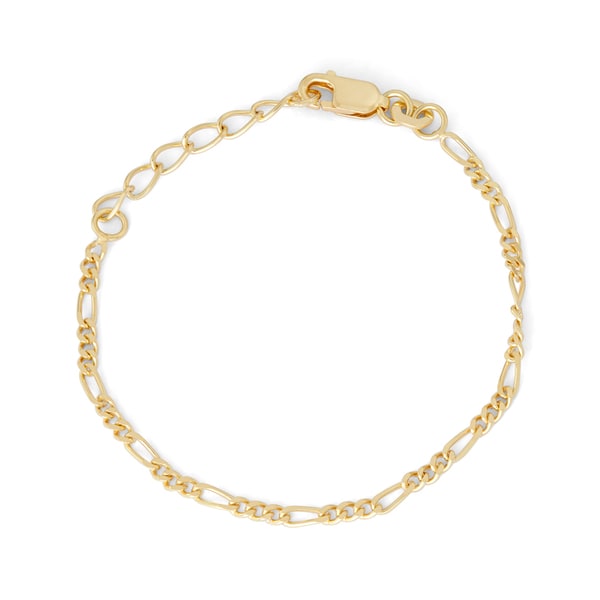 gold and silver chain bracelet