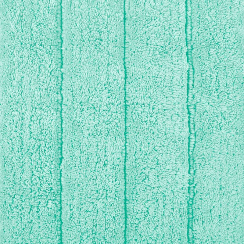 DII Ribbed Quick-Absorbing Cotton Solid Bathroom Rug